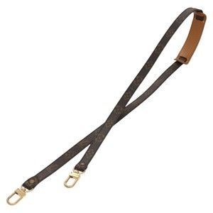 Louis Vuitton Elegant Brown and Gold Belt